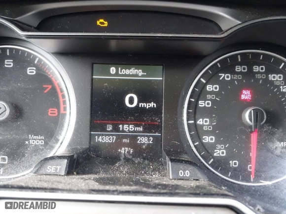 2015 Audi A4 Premium Plus with VIN WAUHFAFL9FN001357, listed as a IAAI auction lot 41921437 with 143,837 mi miles. Bid and sale history available at carsss.com. Image 7.