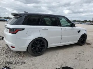 2019 Land Rover Range Rover Sport SVR with VIN SALWZ2SE9KA853698, listed as a Copart auction lot 81517734 with 36,967 mi miles and Salvage Title. Bid and sale history available at carsss.com. Image 3.