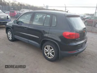 2013 Volkswagen Tiguan S with VIN WVGAV3AX4DW572884, listed as a IAAI auction lot 41626981 with 243,188 mi miles and . Bid and sale history available at DreamBid. Image 3.
