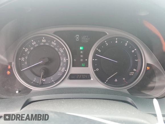 2008 Lexus IS 250 with VIN JTHBK262882074353, listed as a Copart auction lot 54529495 with 237,041 mi miles and Salvage Title. Bid and sale history available at DreamBid. Image 9.