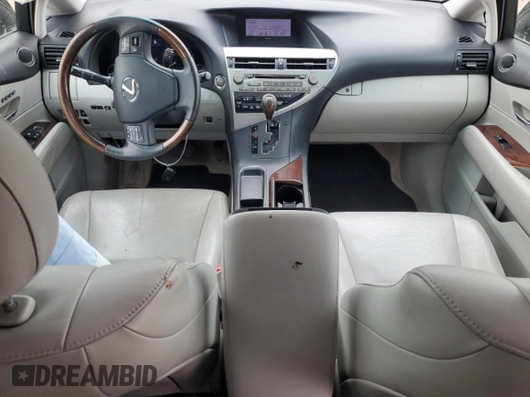 2012 Lexus RX 350 with VIN 2T2ZK1BA7CC083803, listed as a Copart auction lot 58157925 with 110,048 mi miles and Salvage title. Bid and sale history available at DreamBid. Image 8.