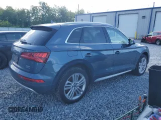 2018 Audi Q5 Premium Plus with VIN WA1BNAFY2J2088160, listed as a Copart auction lot 61017715 with 97,691 mi miles and Salvage title. Bid and sale history available at DreamBid. Image 3.