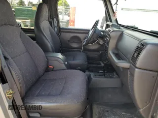 2002 Jeep Wrangler X with VIN 1J4FA39S32P708163, listed as a Copart auction lot 69703254 with 119,843 mi miles and Salvage Title. Bid and sale history available at carsss.com. Image 7.