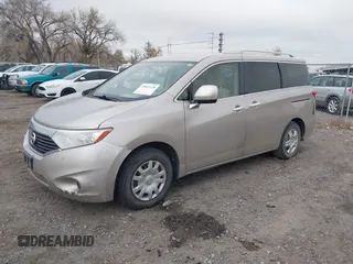 2012 Nissan Quest SL with VIN JN8AE2KP3C9041495, listed as a IAAI auction lot 40862428 with 204,371 mi miles. Bid and sale history available at carsss.com. Image 2.