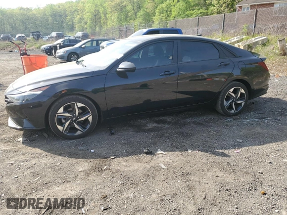 2023 Hyundai Elantra SEL with VIN KMHLS4AG1PU518305, listed as a Copart auction lot 54372585 with 29,448 mi miles and Salvage title. Bid and sale history available at DreamBid. Image 1.