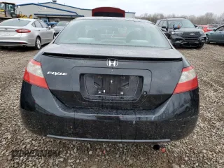 2009 Honda Civic Cpe LX with VIN 2HGFG12659H541892, listed as a Copart auction lot 52978235 with 73,151 mi miles and Salvage Title. Bid and sale history available at carsss.com. Image 6.