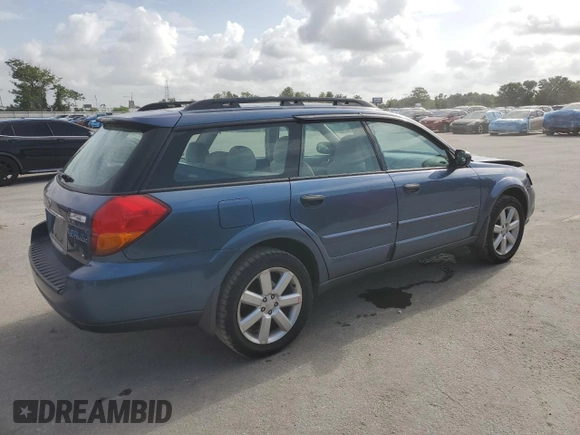 2006 Subaru Legacy Outback with VIN 4S4BP61C467352218, listed as a Copart auction lot 60856035 with 133,643 mi miles and Non repairable. Bid and sale history available at DreamBid. Image 3.