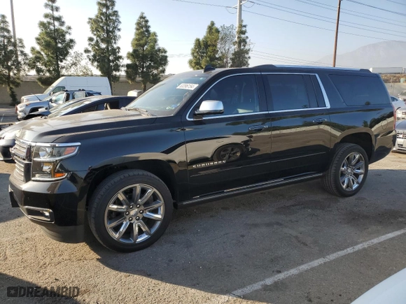 2020 Chevrolet Suburban Premier with VIN 1GNSKJKC2LR229156, listed as a Copart auction lot 83396154 with 32,419 mi miles and Salvage Title. Bid and sale history available at carsss.com. Image 1.