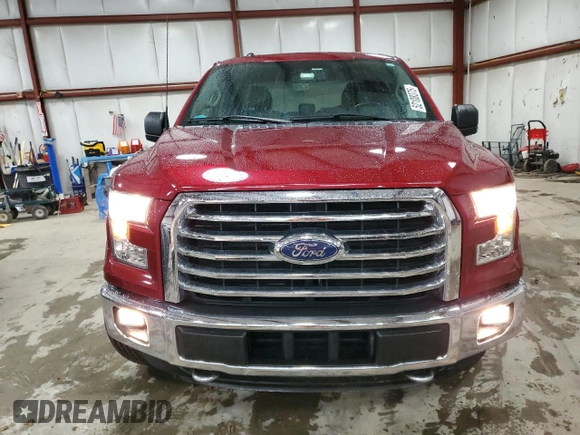 2016 Ford F-150 XLT with VIN 1FTEX1EP4GFD30230, listed as a Copart auction lot 52108375 with 124,026 mi miles and Salvage Title. Bid and sale history available at carsss.com. Image 5.