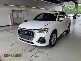 2023 Audi Q3 S line Premium with VIN WA1DECF39P1103194, listed as a IAAI auction lot 42734533 with 44,347 mi miles and . Bid and sale history available at DreamBid. Image 16.