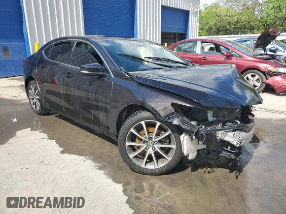 2015 Acura TLX Technology z VIN 19UUB2F58FA005624, wystawiony jako Copart lot #55233605 z przebiegiem Nie podano mil oraz Szkoda całkowita • Salvage title. Historia ofert i sprzedaży dostępna na DreamBid. Obrazek 4.
