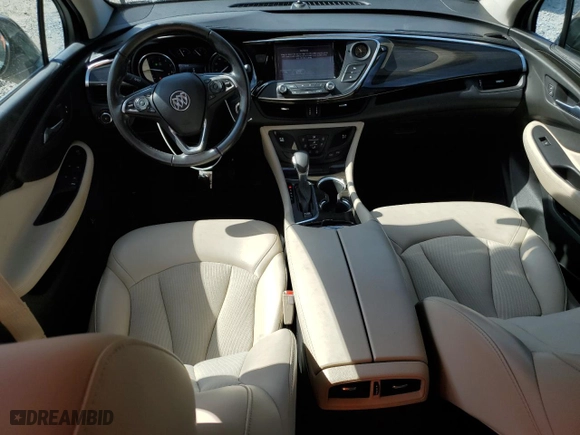 2019 Buick Envision Preferred with VIN LRBFXBSAXKD009077, listed as a Copart auction lot 43058235 with 31,824 mi miles and Salvage Title. Bid and sale history available at carsss.com. Image 8.