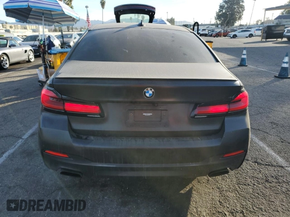 2023 BMW 5 Series 540i z VIN WBA53BJ0XPWX85901, wystawiony jako Copart lot #85325094 z przebiegiem 58 372 mil mil oraz Szkoda całkowita • Salvage title. Historia ofert i sprzedaży dostępna na DreamBid. Obrazek 6.