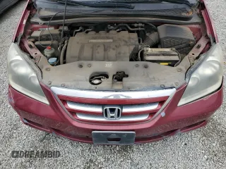 2005 Honda Odyssey EX-L with VIN 5FNRL386X5B413304, listed as a Copart auction lot 45020465 with 210,394 mi miles and Clean Title. Bid and sale history available at carsss.com. Image 12.
