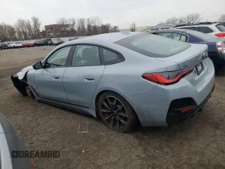 2024 BMW i4 M50 z VIN WBY33AW04RFR97434, wystawiony jako Copart lot #88290805 z przebiegiem 11 355 mil mil oraz Szkoda całkowita • Salvage title. Historia ofert i sprzedaży dostępna na DreamBid. Obrazek 2.