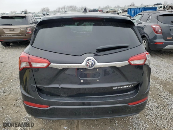 2020 Buick Envision Preferred with VIN LRBFXBSA3LD147772, listed as a Copart auction lot 43351965 with 0 mi miles and Salvage Title. Bid and sale history available at carsss.com. Image 6.