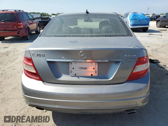 2009 Mercedes-Benz C 300 Sport with VIN WDDGF81X59F208155, listed as a Copart auction lot 62695685 with 92,940 mi miles and Clean title. Bid and sale history available at DreamBid. Image 6.