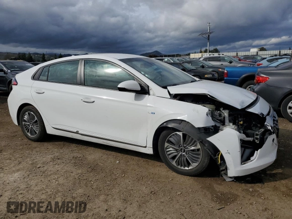 2020 Hyundai Ioniq SE with VIN KMHC65LD0LU194805, listed as a Copart auction lot 43444025 with 130,155 mi miles and Salvage title. Bid and sale history available at DreamBid. Image 4.