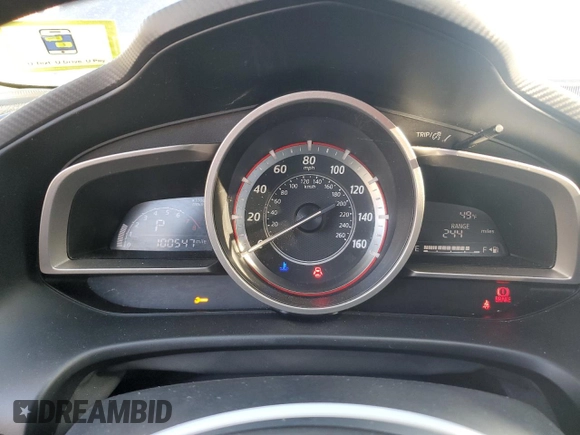 2016 Mazda 3 i Sport with VIN JM1BM1U72G1314831, listed as a Copart auction lot 53590235 with 100,547 mi miles and Salvage Title. Bid and sale history available at DreamBid. Image 9.