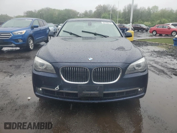 2012 BMW 7 Series 750i xDrive with VIN WBAKC6C53CC395754, listed as a Copart auction lot 55798515 with 79,444 mi miles and Clean Title. Bid and sale history available at DreamBid. Image 5.