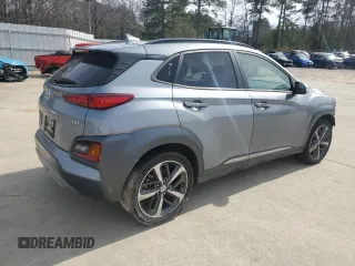 2021 Hyundai Kona Ultimate with VIN KM8K53A51MU708418, listed as a Copart auction lot 45710145 with 62,431 mi miles and Salvage Title. Bid and sale history available at carsss.com. Image 3.