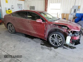 2019 Ford Fusion Titanium with VIN 3FA6P0D91KR206872, listed as a Copart auction lot 39536424 with 90,755 mi miles and Salvage Title. Bid and sale history available at carsss.com. Image 4.