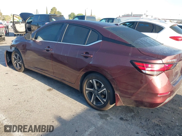 2024 Nissan Sentra SV with VIN 3N1AB8CV7RY263242, listed as a IAAI auction lot 41959700 with 9,296 mi miles and . Bid and sale history available at DreamBid. Image 14.
