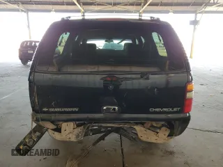 2000 Chevrolet Suburban LT with VIN 3GNFK16T3YG155880, listed as a Copart auction lot 86637484 with 232,678 mi miles and Salvage Title. Bid and sale history available at carsss.com. Image 6.