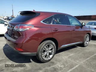 2013 Lexus RX 450h with VIN JTJZB1BA9D2008859, listed as a Copart auction lot 61040415 with 158,823 mi miles and Salvage title. Bid and sale history available at DreamBid. Image 3.