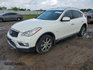 2016 Infiniti QX50 z VIN JN1BJ0RR0GM266518, wystawiony jako Copart lot #54177275 z przebiegiem Nie podano mil oraz Szkoda całkowita • Salvage title. Historia ofert i sprzedaży dostępna na DreamBid. Obrazek 1.