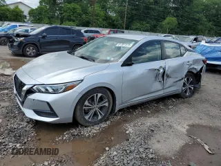 2021 Nissan Sentra SV с VIN 3N1AB8CV6MY208984, выставлен на аукционе Copart как лот 61301575 с пробегом 40 055 миль миль и Списание • Salvage title. История ставок и продаж доступна на DreamBid. Изображение 1.