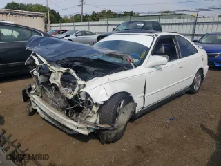 1996 Honda Civic EX with VIN 1HGEJ8148TL044772, listed as a Copart auction lot 77004434 with 174,178 mi miles and Salvage Title. Bid and sale history available at carsss.com. Image 1.
