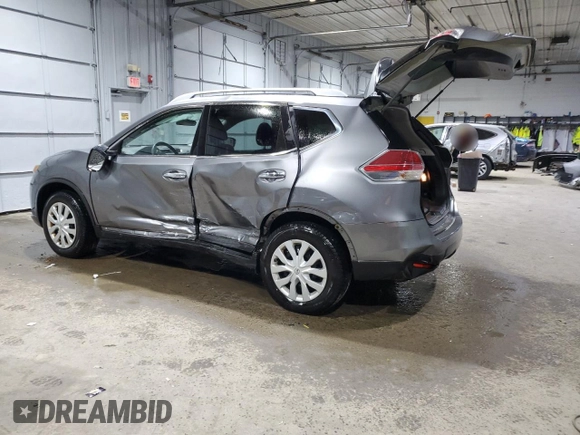 2016 Nissan Rogue S z VIN KNMAT2MV1GP621004, wystawiony jako Copart lot #41639915 z przebiegiem 129 185 mil mil oraz Szkoda całkowita • Salvage title. Historia ofert i sprzedaży dostępna na DreamBid. Obrazek 2.