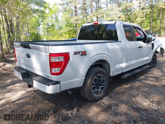 2023 Ford F-150 XL with VIN 1FTEX1EP8PFA78448, listed as a IAAI auction lot 42115100 with 31,433 mi miles and . Bid and sale history available at DreamBid. Image 4.