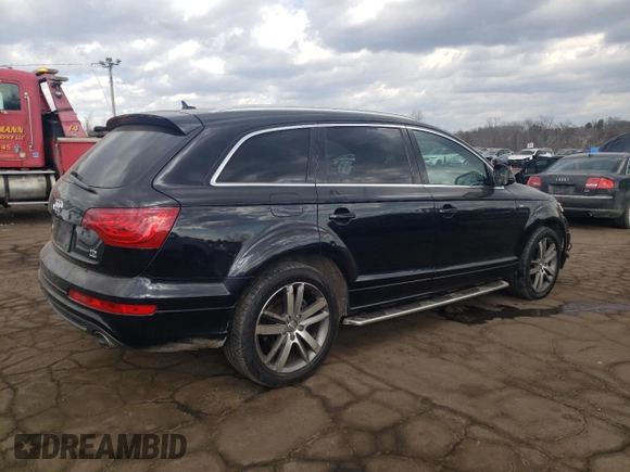 2013 Audi Q7 3.0L TDI Prestige with VIN WA1WMBFE9DD006336, listed as a Copart auction lot 42918485 with 155,898 mi miles and Salvage Title. Bid and sale history available at carsss.com. Image 3.