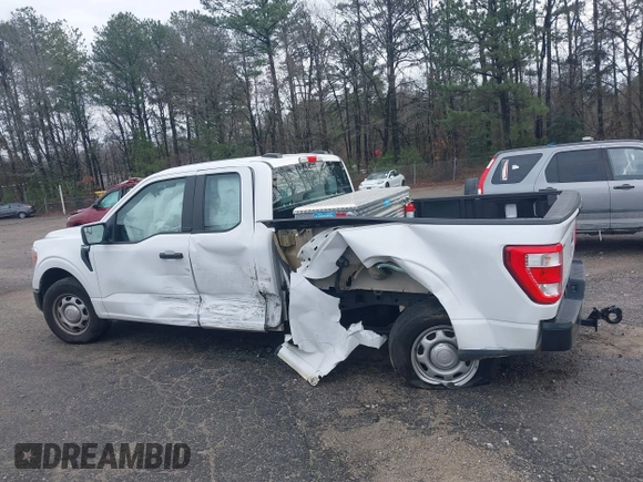2022 Ford F-150 XL z VIN 1FTEX1CB4NKE64506, wystawiony jako IAAI lot #41408979 z przebiegiem Nie podano mil oraz . Historia ofert i sprzedaży dostępna na DreamBid. Obrazek 13.