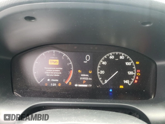 2023 Honda HR-V Sport with VIN 3CZRZ1H57PM706984, listed as a Copart auction lot 84251294 with 19,552 mi miles and Salvage Title. Bid and sale history available at DreamBid. Image 9.