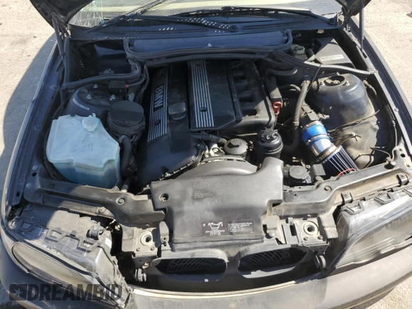 2001 BMW 3 Series 325Ci with VIN WBABN33401JW56413, listed as a Copart auction lot 73610734 with 187,259 mi miles and Salvage Title. Bid and sale history available at carsss.com. Image 11.