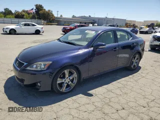 2012 Lexus IS 250 with VIN JTHBF5C26C5164330, listed as a Copart auction lot 59056855 with 117,700 mi miles and Salvage title. Bid and sale history available at DreamBid. Image 1.