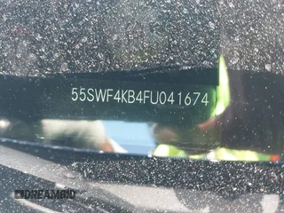 2015 Mercedes-Benz C 300 Luxury with VIN 55SWF4KB4FU041674, listed as a IAAI auction lot 42119879 with 162,017 mi miles and . Bid and sale history available at carsss.com. Image 9.