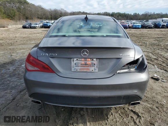 2016 Mercedes-Benz CLA with VIN WDDSJ4GB2GN303465, listed as a Copart auction lot 44525535 with 120,516 mi miles and Salvage Title. Bid and sale history available at carsss.com. Image 6.