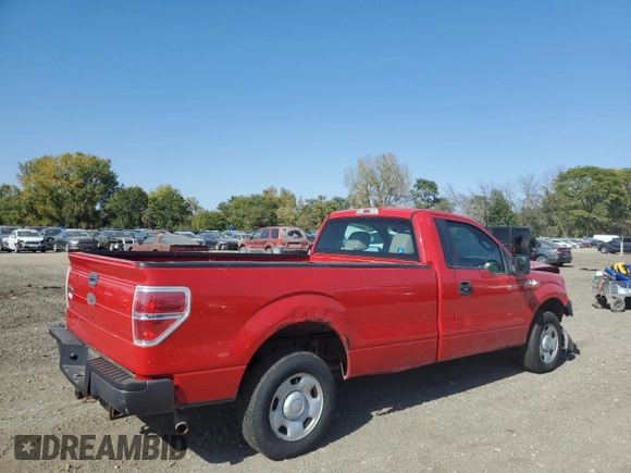 2009 Ford F-150 XL with VIN 1FTRF12879KB32799, listed as a Copart auction lot 74045994 with 131,922 mi miles and Salvage Title. Bid and sale history available at carsss.com. Image 3.