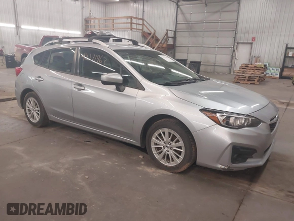 2017 Subaru Impreza Premium with VIN 4S3GTAB67H3740524, listed as a IAAI auction lot 42171963 with 148,495 mi miles and . Bid and sale history available at DreamBid. Image 1.