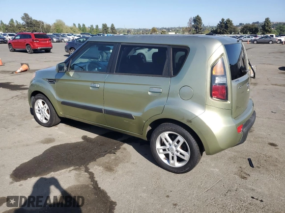 2010 Kia Soul + with VIN KNDJT2A28A7029648, listed as a Copart auction lot 54184915 with 104,651 mi miles and Salvage Title. Bid and sale history available at DreamBid. Image 2.