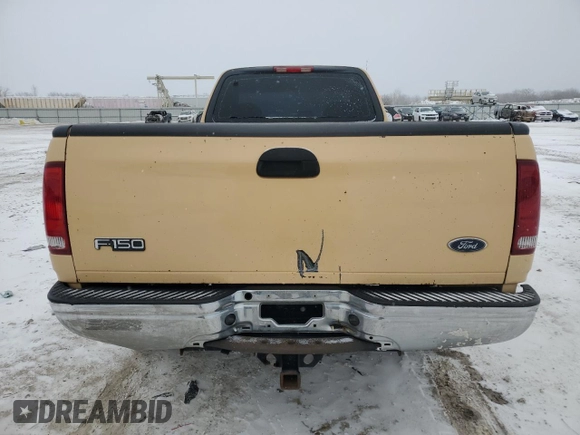 2002 Ford F-150 XL with VIN 1FTRF17202KD31428, listed as a Copart auction lot 45582885 with 218,548 mi miles and Salvage title. Bid and sale history available at DreamBid. Image 6.