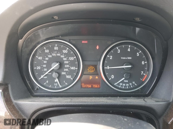 2011 BMW 3 Series 328i xDrive with VIN WBAPK7C54BF086869, listed as a Copart auction lot 63787175 with 151,738 mi miles and Salvage title. Bid and sale history available at DreamBid. Image 9.