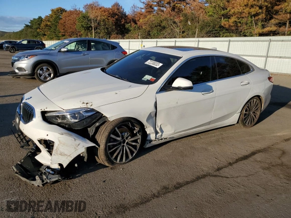 2020 BMW 2 Series 228i xDrive with VIN WBA73AK01L7F55270, listed as a Copart auction lot 72238033 with 50,446 mi miles. Bid and sale history available at carsss.com. Image 1.