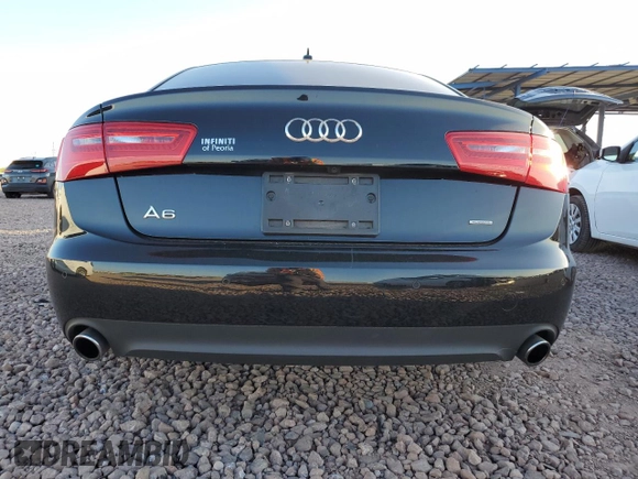 2015 Audi A6 Premium Plus with VIN WAUGFAFC3FN043521, listed as a Copart auction lot 60538745 with 82,135 mi miles and Salvage title. Bid and sale history available at DreamBid. Image 6.