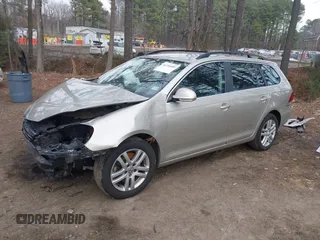 2014 Volkswagen Jetta SportWagen TDI w/Sunroof & Nav with VIN 3VWPL7AJ9EM616612, listed as a IAAI auction lot 41354489 with 131,281 mi miles. Bid and sale history available at carsss.com. Image 2.