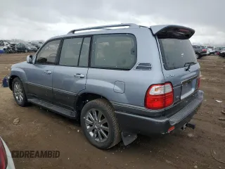 2001 Lexus LX 470 with VIN JTJHT00W513510307, listed as a Copart auction lot 52266935 with 259,552 mi miles and Clean Title. Bid and sale history available at DreamBid. Image 2.